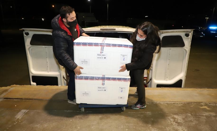141 mil vacinas contra a Covid-19 chegam ao Paraná