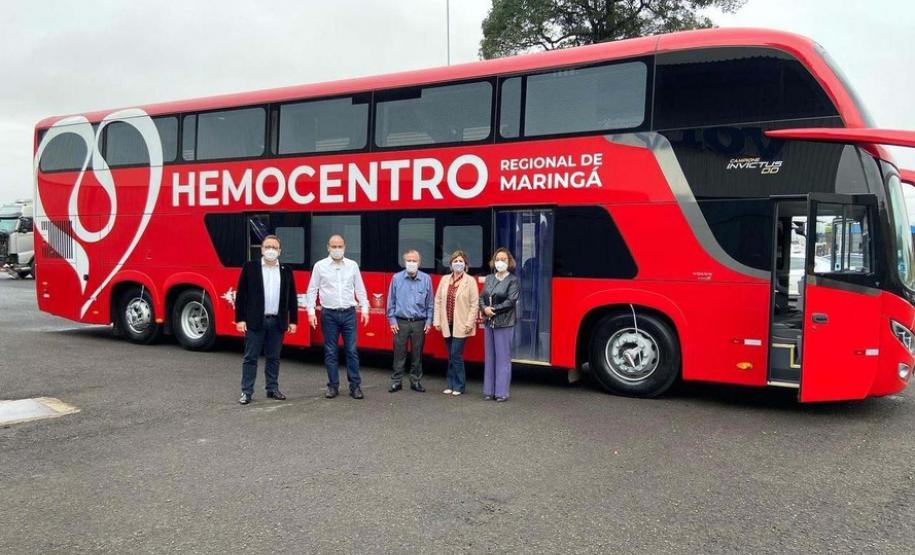 O veículo conta com mobiliário personalizado e sistema de combate a microorganismos no ar e nas superfícies - Maringá, 19/07/2021
