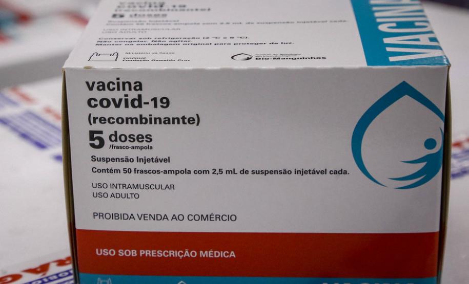 Estado começa a distribuir 85 mil vacinas contra a Covid-19 para primeira dose