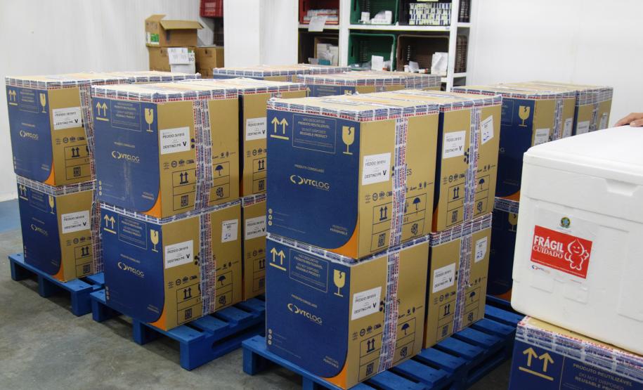 Mais 279,2 mil vacinas contra a Covid-19 chegam ao Paraná
