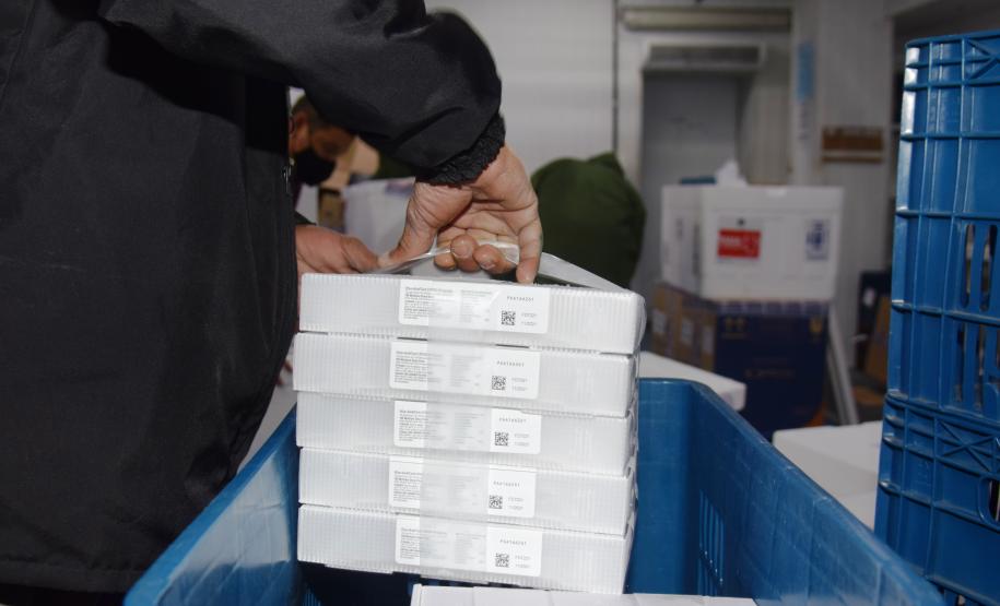 Mais 279,2 mil vacinas contra a Covid-19 chegam ao Paraná
