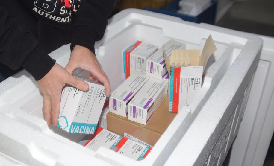 Saúde inicia distribuição de mais de 400 mil vacinas contra a Covid-19