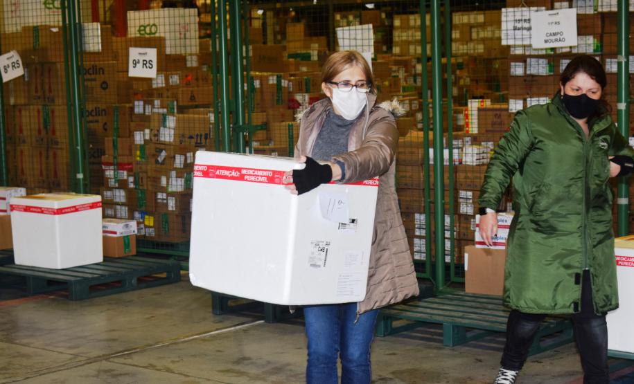 Estado inicia distribuição de 131,9 mil vacinas contra a Covid-19