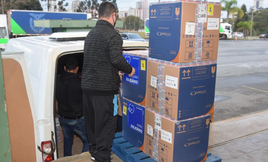 Mais 240,9 mil vacinas contra a Covid-19 chegam ao Paraná