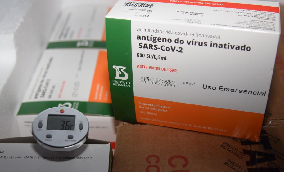 Mais 240,9 mil vacinas contra a Covid-19 chegam ao Paraná