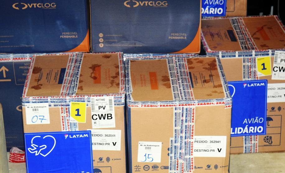 Paraná recebe 127,5 mil vacinas contra a Covid-19