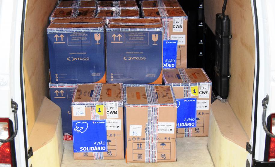 Paraná recebe 127,5 mil vacinas contra a Covid-19