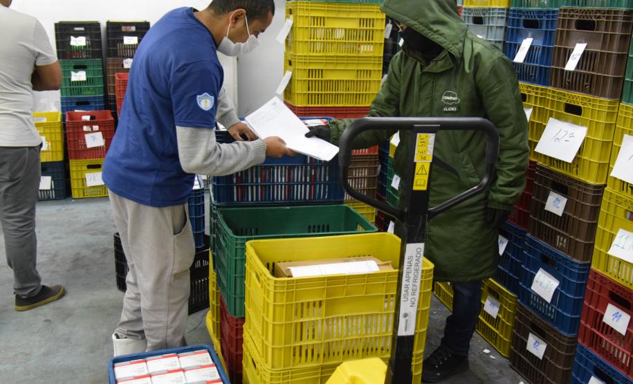 Estado distribui 445.388 vacinas contra a Covid-19 e 49.750 medicamentos para intubação; veja divisão