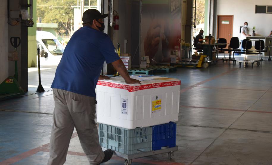 Estado distribui 445.388 vacinas contra a Covid-19 e 49.750 medicamentos para intubação; veja divisão