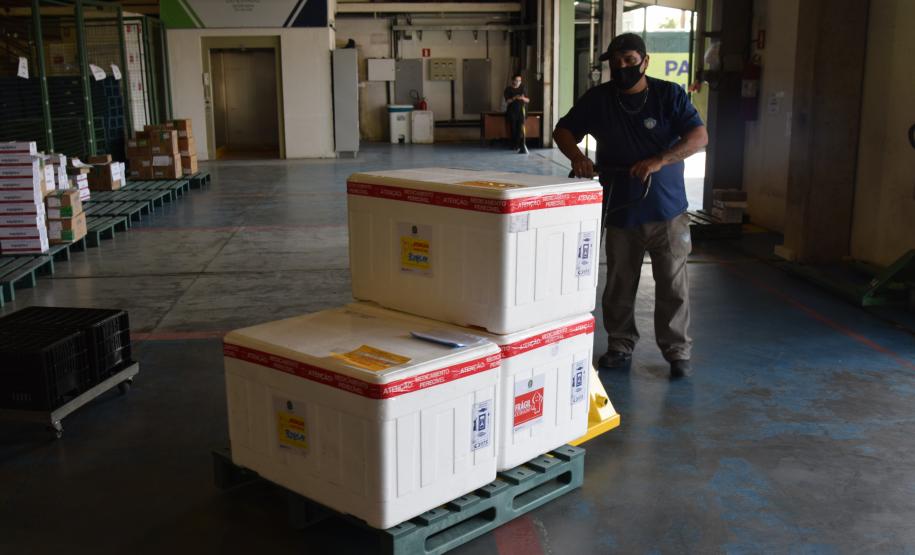 Estado distribui 445.388 vacinas contra a Covid-19 e 49.750 medicamentos para intubação; veja divisão