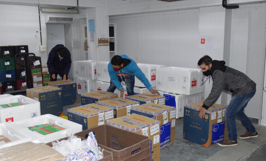 Chegam ao Paraná 107.640 doses de imunizante da Pfizer contra Covid-19