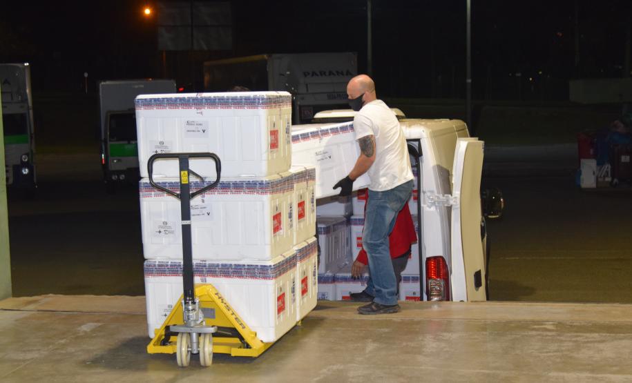 Estado recebe mais 232.250 vacinas contra a Covid-19; lote completa remessa de 435.290 doses