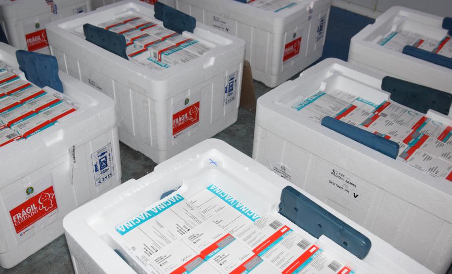 Estado recebe mais 232.250 vacinas contra a Covid-19; lote completa remessa de 435.290 doses