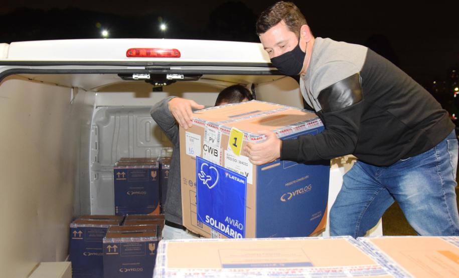 Estado recebe mais 175,5 mil vacinas contra a Covid-19