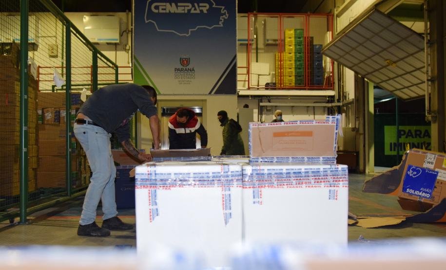 Estado recebe mais 175,5 mil vacinas contra a Covid-19