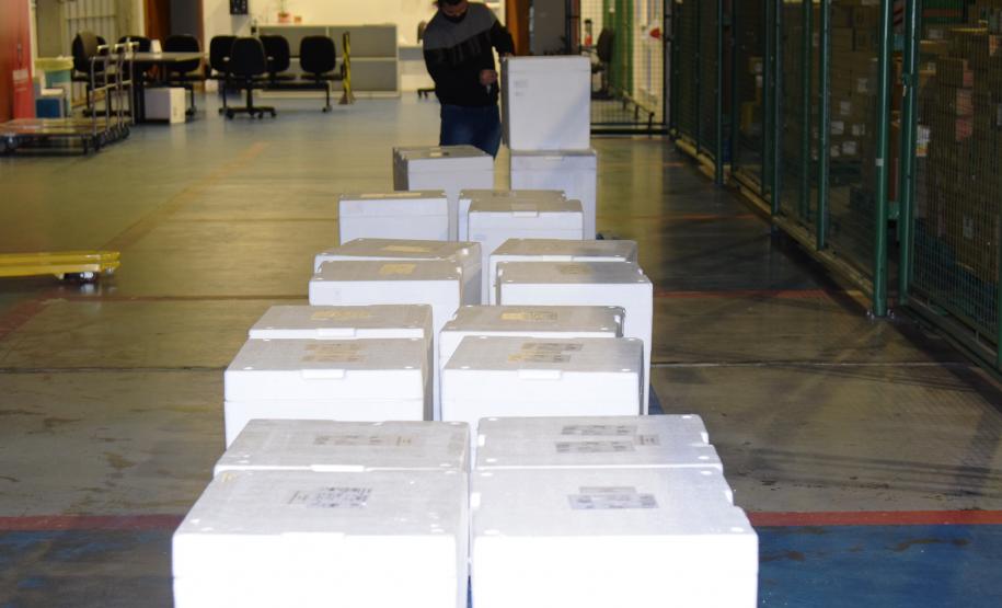 Estado recebe mais 175,5 mil vacinas contra a Covid-19