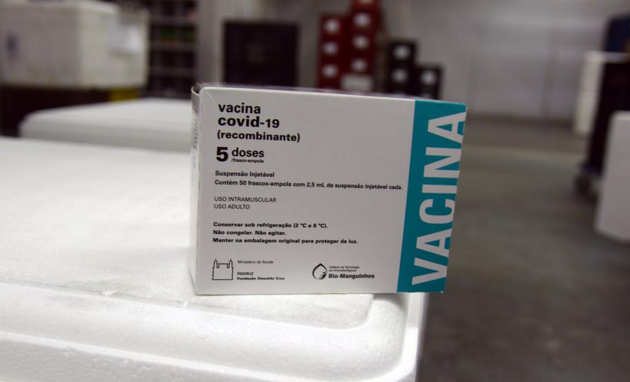 Mais 182 mil vacinas contra a Covid-19 chegam ao Paraná