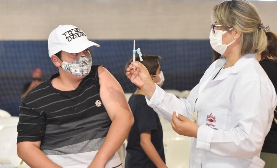 80% dos adolescentes de Toledo já receberam a primeira dose da vacina contra a Covid-19