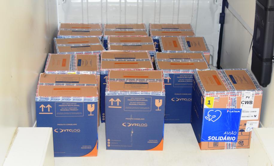Mais 79,5 mil vacinas contra a Covid-19 chegam ao Paraná
