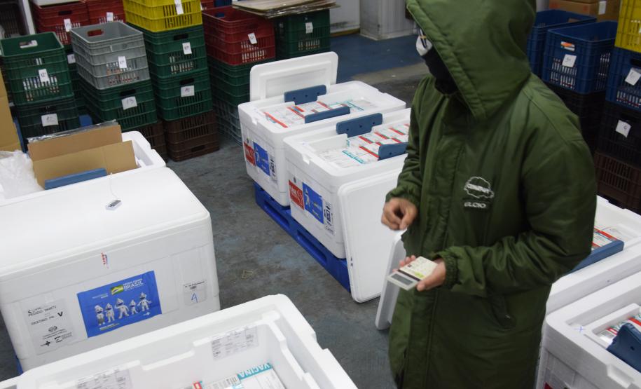 Novas 87 mil doses de vacinas contra a Covid-19 chegam ao Paraná