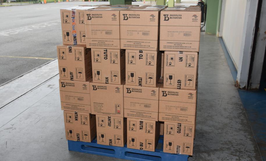 Mais 187 mil doses chegaram ao Paraná neste sábado