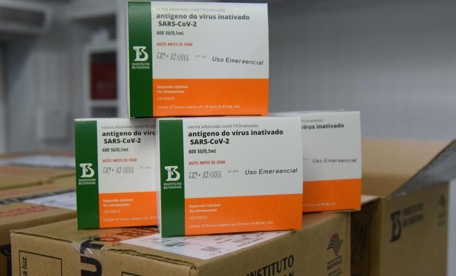Mais 187 mil doses chegaram ao Paraná neste sábado