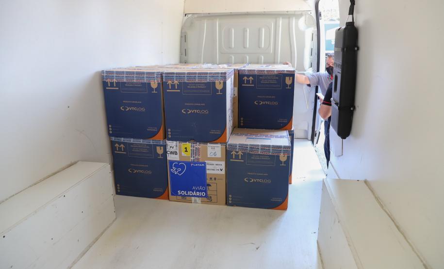 Mais 156 mil vacinas chegam ao Estado nesta quarta-feira (8)