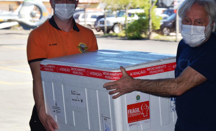 Saúde inicia distribuição de mais 376 mil vacinas contra a Covid-19 e medicamentos de intubação