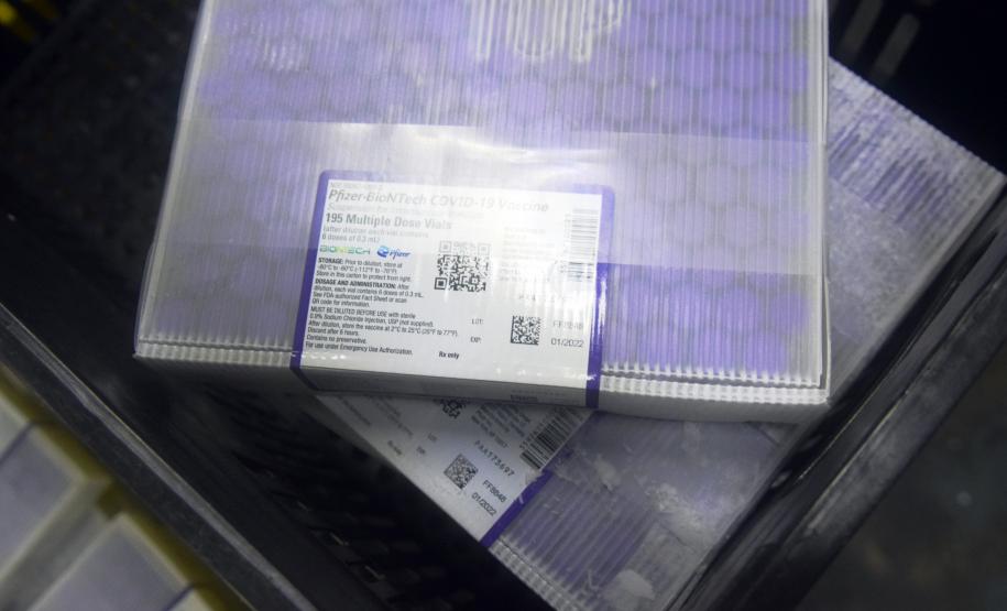 Paraná recebe mais 63 mil vacinas contra a Covid-19