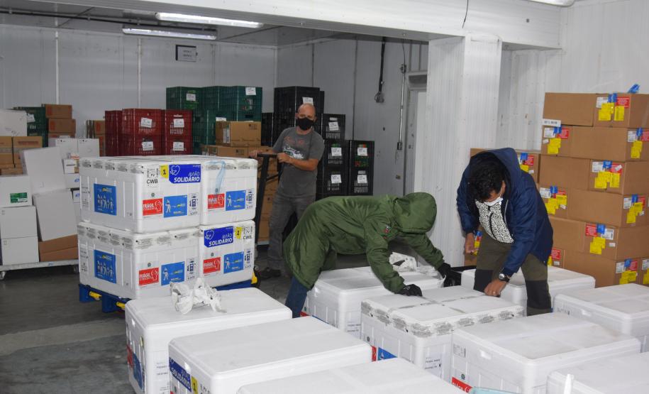 Paraná recebe mais 363 doses da vacina contra a Covid-19 neste sábado (18)