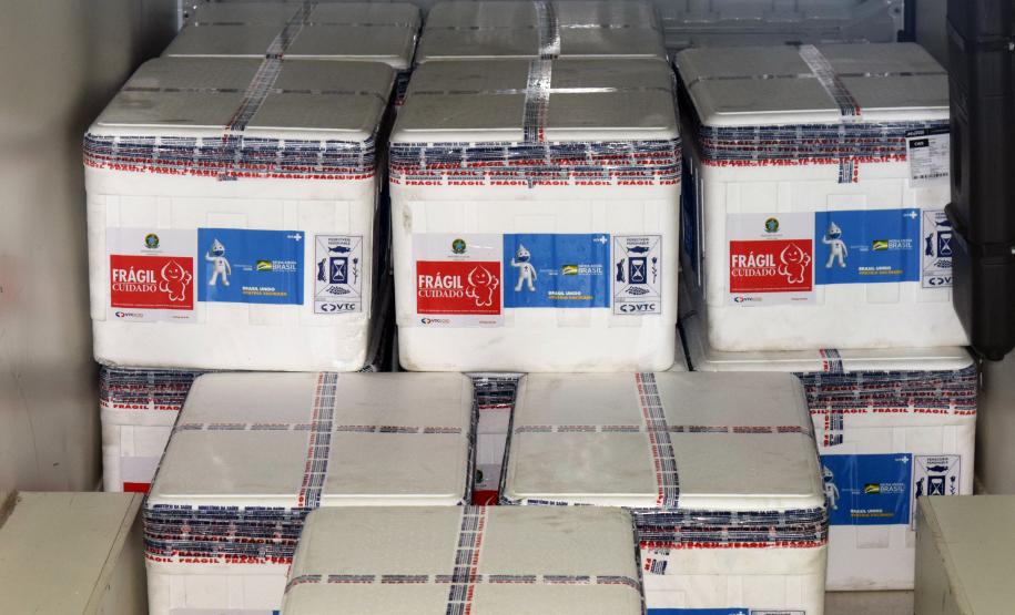 Estado recebe mais vacinas e anuncia início da aplicação da dose de reforço