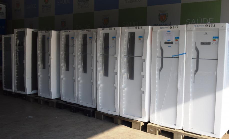 Paraná recebe 20 geladeiras e quatro câmaras frias do movimento Unidos pela Vacina