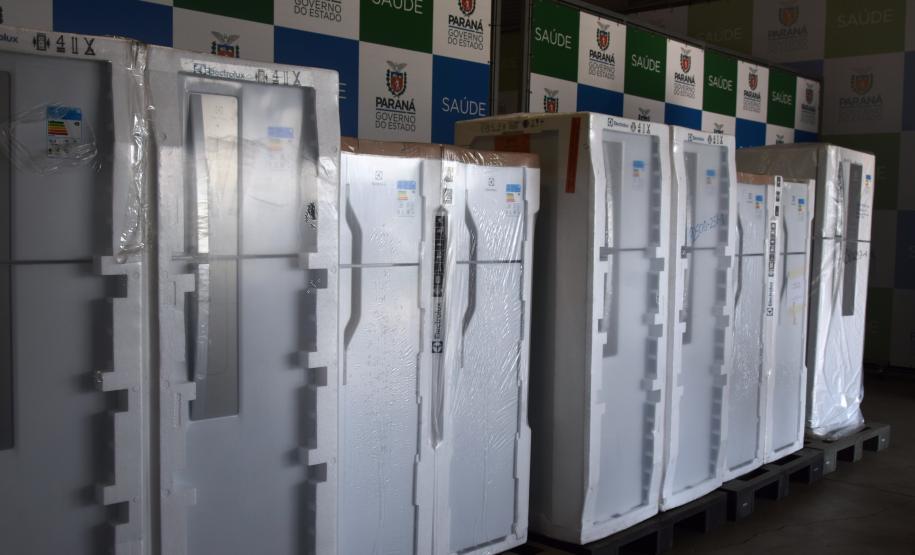Paraná recebe 20 geladeiras e quatro câmaras frias do movimento Unidos pela Vacina