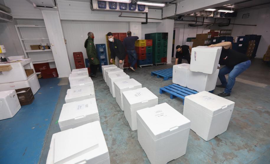 Mais 554,5 mil doses de vacinas contra a Covid chegam ao Paraná nesta sexta