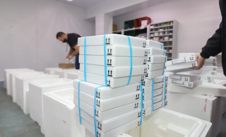 Mais 554,5 mil doses de vacinas contra a Covid chegam ao Paraná nesta sexta