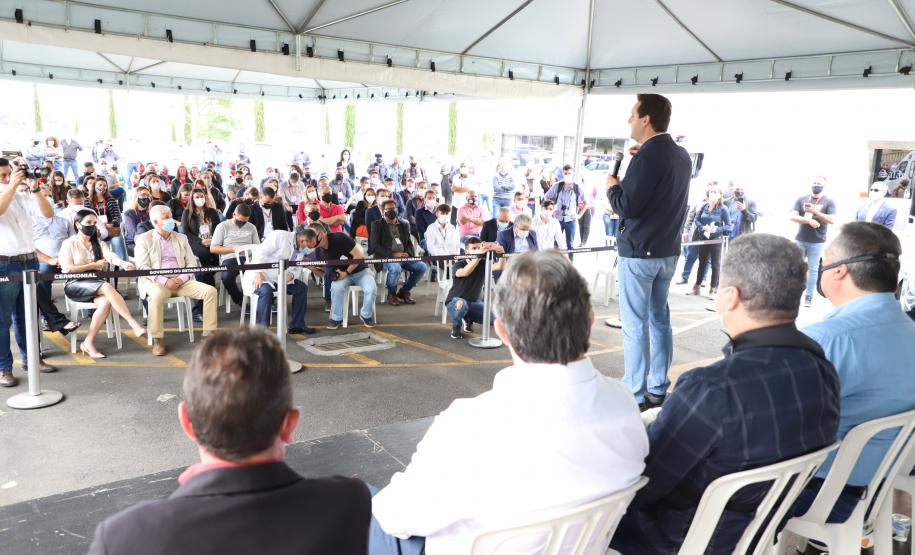 Governador entrega 36 carros da Saúde para Colombo, Bocaiúva do Sul e Campina Grande do Sul