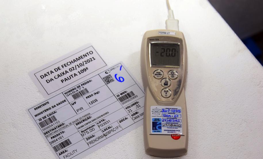 Mais de 176 mil vacinas contra a Covid-19 chegam ao Estado neste sábado