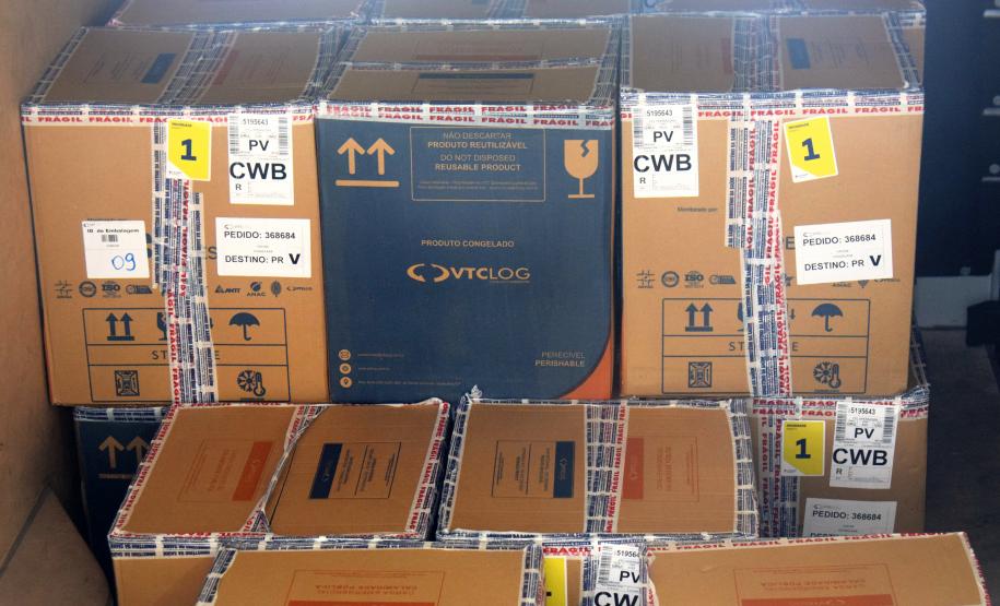 Estado recebe mais de 344 mil vacinas contra a Covid-19 nesta terça