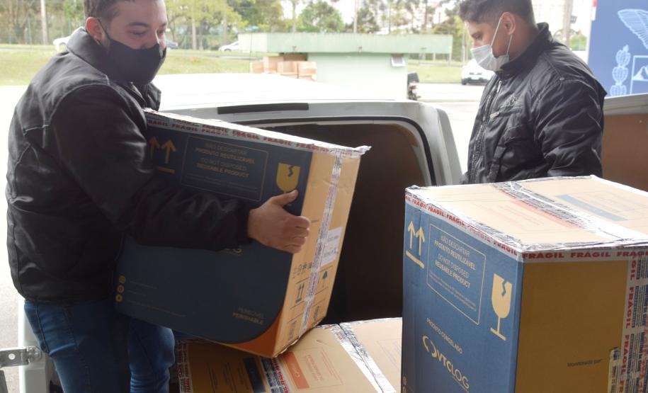 Estado recebe mais de 344 mil vacinas contra a Covid-19 nesta terça