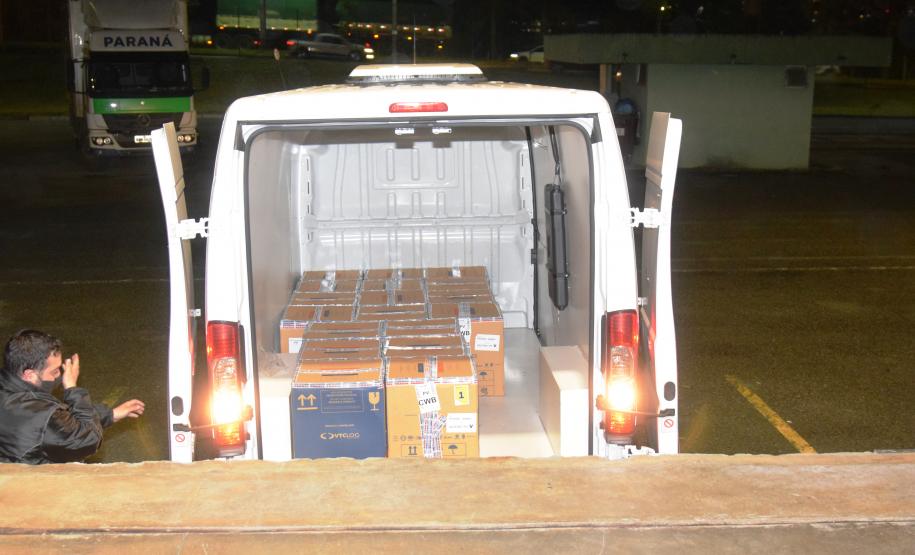 Paraná recebe 124.020 vacinas contra a Covid-19 nesta quinta