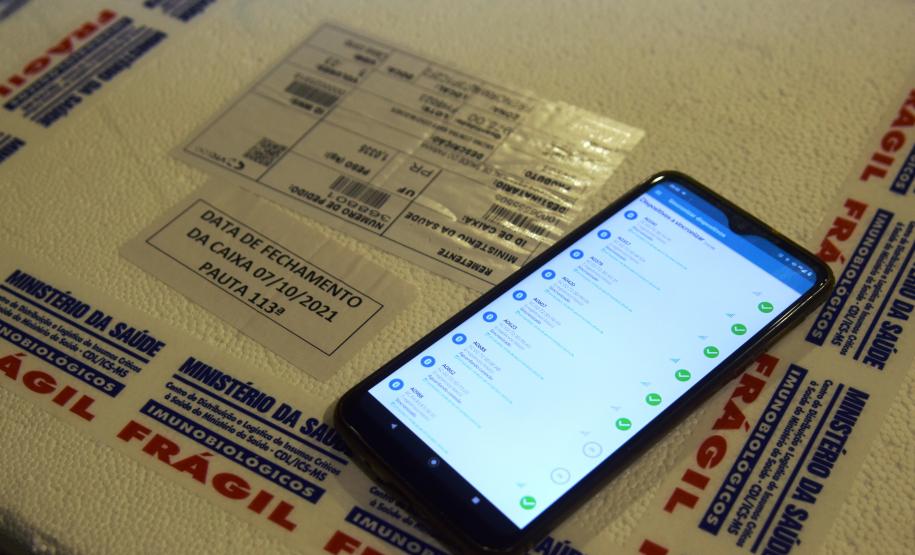 Paraná recebe 124.020 vacinas contra a Covid-19 nesta quinta