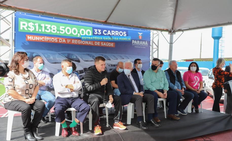 Municípios do Litoral recebem novos veículos para ampliar o atendimento à saúde