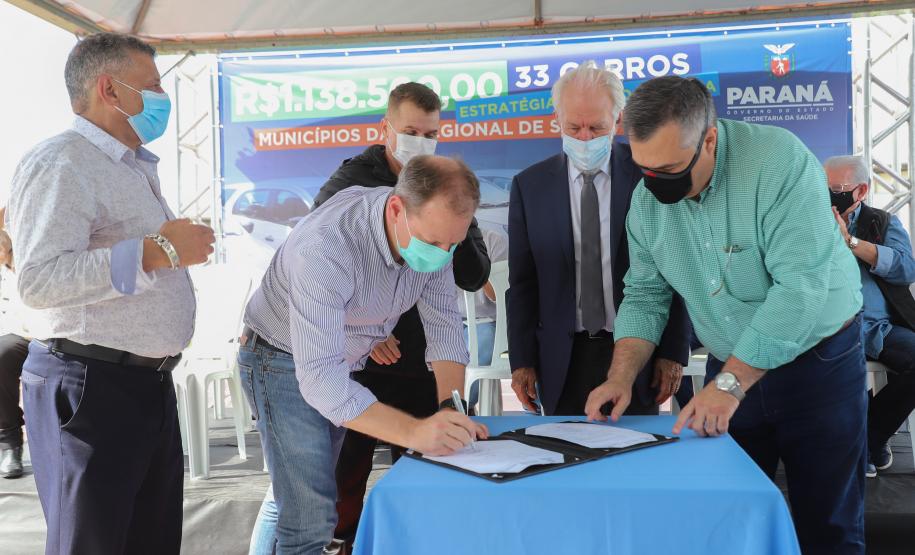 Municípios do Litoral recebem novos veículos para ampliar o atendimento à saúde