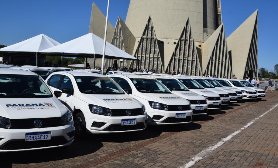 Governo do Estado formaliza a entrega de 83 automóveis para a região de Maringá