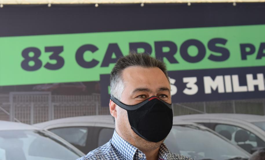 Governo do Estado formaliza a entrega de 83 automóveis para a região de Maringá