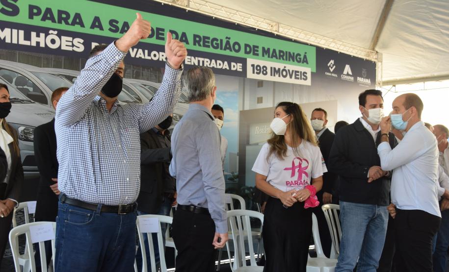 Governo do Estado formaliza a entrega de 83 automóveis para a região de Maringá