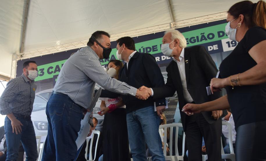 Governo do Estado formaliza a entrega de 83 automóveis para a região de Maringá