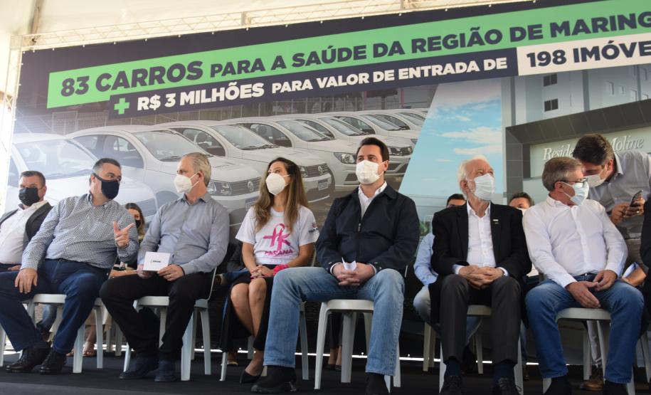 Governo do Estado formaliza a entrega de 83 automóveis para a região de Maringá