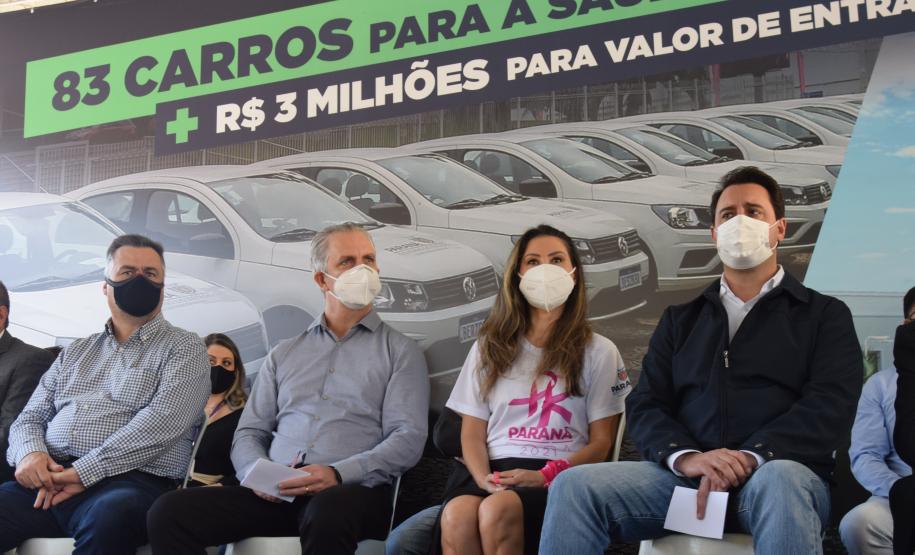 Governo do Estado formaliza a entrega de 83 automóveis para a região de Maringá