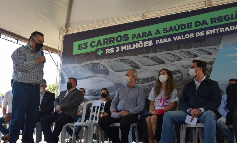 Governo do Estado formaliza a entrega de 83 automóveis para a região de Maringá